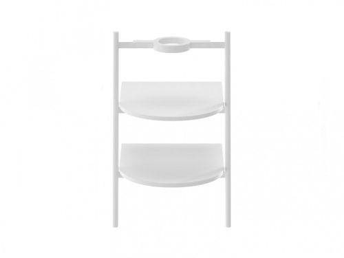 Alsó szekrény, Ravak CS Yard nyitott polcos, Yard 40 mosdó beépítéséhez, matt fehér D80000E004