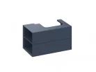 Alsó szekrény, Ravak SD Lite 80 fürdőszobai szekrény, deepsea blue, balos X000001875