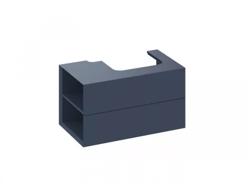 Alsó szekrény, Ravak SD Lite 80 fürdőszobai szekrény, deepsea blue, balos X000001875