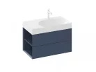 Alsó szekrény, Ravak SD Lite 80 fürdőszobai szekrény, deepsea blue, balos X000001875