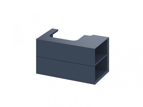 Alsó szekrény, Ravak SD Lite 80 fürdőszobai szekrény, deepsea blue, jobbos X000001887