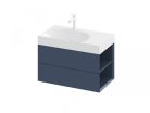 Alsó szekrény, Ravak SD Lite 80 fürdőszobai szekrény, deepsea blue, jobbos X000001887