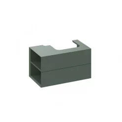   Alsó szekrény, Ravak SD Lite 80 fürdőszobai szekrény, grey green, balos X000001876