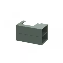   Alsó szekrény, Ravak SD Lite 80 fürdőszobai szekrény, grey green, jobbos X000001888