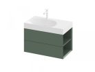 Alsó szekrény, Ravak SD Lite 80 fürdőszobai szekrény, grey green, jobbos X000001888