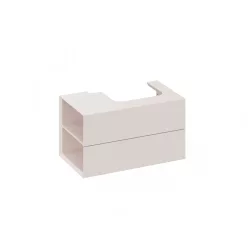   Alsó szekrény, Ravak SD Lite 80 fürdőszobai szekrény, alabaster pink, balos X000001878