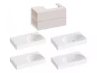 Alsó szekrény, Ravak SD Lite 80 fürdőszobai szekrény, alabaster pink, balos X000001878