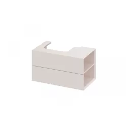   Alsó szekrény, Ravak SD Lite 80 fürdőszobai szekrény, alabaster pink, jobbos X000001890