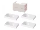 Alsó szekrény, Ravak SD Lite 80 fürdőszobai szekrény, alabaster pink, jobbos X000001890
