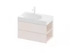 Alsó szekrény, Ravak SD Lite 80 fürdőszobai szekrény, alabaster pink, jobbos X000001890