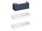 Alsó szekrény, Ravak SD Lite 120 fürdőszobai szekrény, deepsea blue, balos X000001881