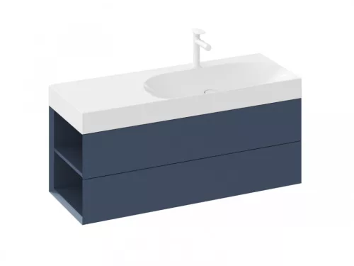 Alsó szekrény, Ravak SD Lite 120 fürdőszobai szekrény, deepsea blue, balos X000001881