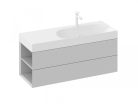 Alsó szekrény, Ravak SD Lite 120 fürdőszobai szekrény, smoke grey, balos X000001883