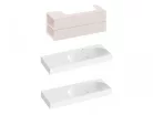 Alsó szekrény, Ravak SD Lite 120 fürdőszobai szekrény, alabaster pink, balos X000001884