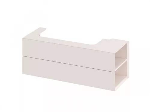Alsó szekrény, Ravak SD Lite 120 fürdőszobai szekrény, alabaster pink, jobbos X000001896