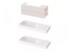 Alsó szekrény, Ravak SD Lite 120 fürdőszobai szekrény, alabaster pink, jobbos X000001896
