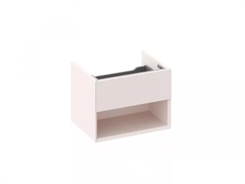 Alsó szekrény, Ravak SD Lite 60 fürdőszobai szekrény, alabaster pink X000001860