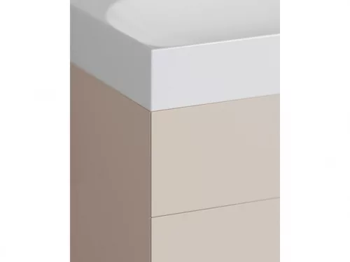 Alsó szekrény, Ravak SD Lite 60 fürdőszobai szekrény, alabaster pink X000001860
