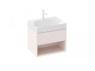 Alsó szekrény, Ravak SD Lite 60 fürdőszobai szekrény, alabaster pink X000001860
