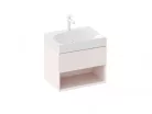 Alsó szekrény, Ravak SD Lite 60 fürdőszobai szekrény, alabaster pink X000001860