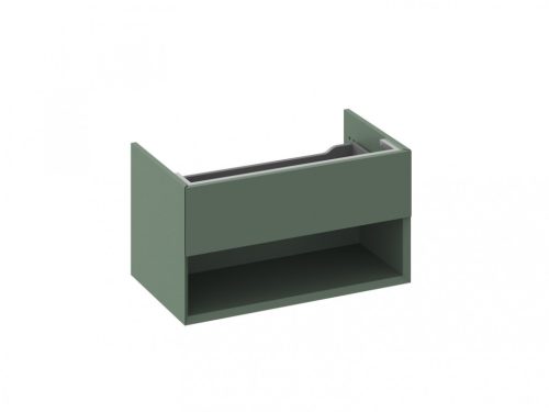 Alsó szekrény, Ravak SD Lite 80 fürdőszobai szekrény, grey green X000001864