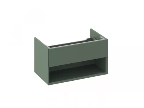 Alsó szekrény, Ravak SD Lite 80 fürdőszobai szekrény, grey green X000001864
