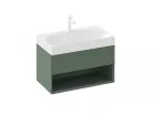 Alsó szekrény, Ravak SD Lite 80 fürdőszobai szekrény, grey green X000001864