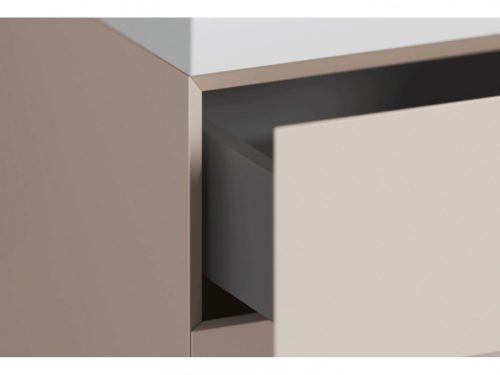 Alsó szekrény, Ravak SD Lite 80 fürdőszobai szekrény, alabaster pink X000001866