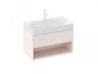 Alsó szekrény, Ravak SD Lite 80 fürdőszobai szekrény, alabaster pink X000001866