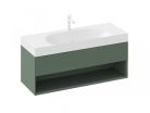 Alsó szekrény, Ravak SD Lite 120 fürdőszobai szekrény, grey green X000001870
