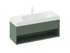 Alsó szekrény, Ravak SD Lite 120 fürdőszobai szekrény, grey green X000001870