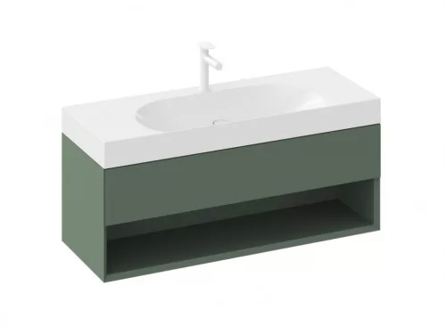 Alsó szekrény, Ravak SD Lite 120 fürdőszobai szekrény, grey green X000001870