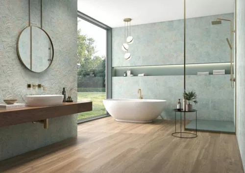 Dekorcsempe, Colorker Panamera Soul Aqua Mate 31,6X100 Ret.