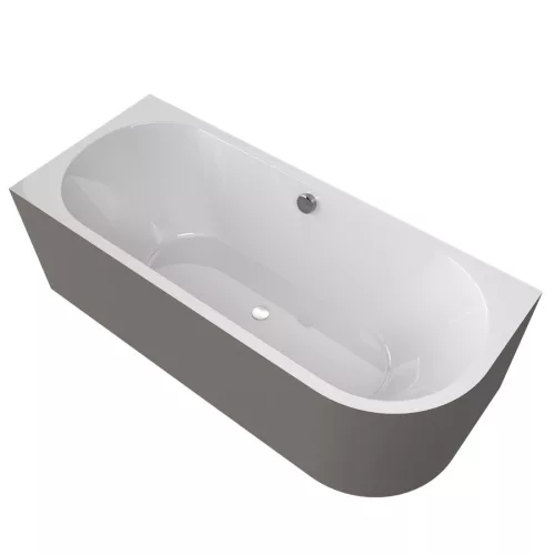 Kád, Sapho Polysan Viva L Monolith aszimmetrikus kád 170x75 fehér/agila 70119M.43