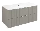 Alsó szekrény, Sapho Cirasa mosdótartó szekrény 2 fiókkal, 99,8x52x46 cm agila strip CR100-4343S