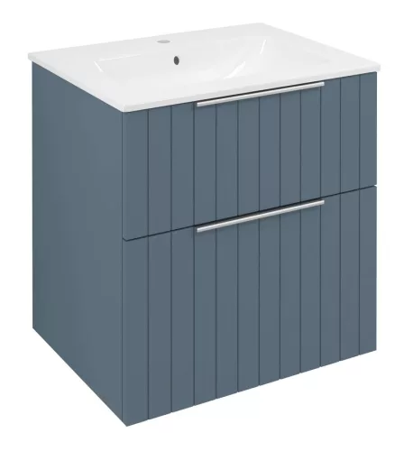 Alsó szekrény, Sapho Cirasa mosdótartó szekrény 2 fiókkal, 59,2x64x46 cm siena strip CR601-4242S