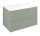 Alsó szekrény, Sapho Cirasa mosdótartó szekrény 2 fiókkal, 79,8x52x46 cm verde strip CR801-4444S