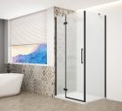 Zuhanykabin,Sapho Trinity Black szögletes zuhanykabin,matt üveg,balos 90x100 GT5610-90ML-B