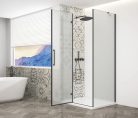 Zuhanykabin,Sapho Trinity Black szögletes zuhanykabin,matt üveg,balos 90x100 GT5610-90ML-B