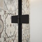 Zuhanykabin,Sapho Trinity Black szögletes zuhanykabin,matt üveg,jobbos 100x120 GT5612-10MR-B