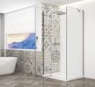 Zuhanykabin,Sapho Trinity Chrome szögletes zuhanykabin,átlátszó üveg,balos 80x120 GT5612-80CL-CH