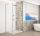Zuhanykabin,Sapho Trinity Chrome szögletes zuhanykabin,átlátszó üveg,jobbos 100x80 GT5680-10CR-CH