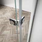 Zuhanykabin,Sapho Trinity Chrome szögletes zuhanykabin,matt üveg,jobbos 80x80 GT5680-80MR-CH