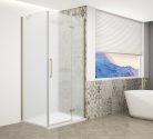 Zuhanykabin,Sapho Trinity Gold Matt szögletes zuhanykabin,matt üveg,jobbos 80x80 GT5680-80MR-G