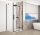 Zuhanykabin,Sapho Trinity Black szögletes zuhanykabin,átlátszó üveg,jobbos 90x80 GT5680-90CR-B