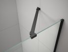 Zuhanykabin,Sapho Trinity Black szögletes zuhanykabin,átlátszó üveg,jobbos 90x80 GT5680-90CR-B