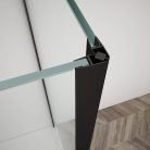 Zuhanykabin,Sapho Trinity Black szögletes zuhanykabin,átlátszó üveg,jobbos 90x80 GT5680-90CR-B