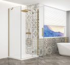 Zuhanykabin,Sapho Trinity Gold Matt szögletes zuhanykabin,átlátszó üveg,jobb 110x90 GT5690-11CR-G