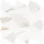 Dekorcsempe, Cersanit Gold Wish White Mosaic Glossy Rect 29,7X29,7cm Mozaik