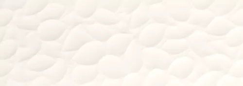 Dekorcsempe, Love Genesis Leaf White Matt 35x100 cm
